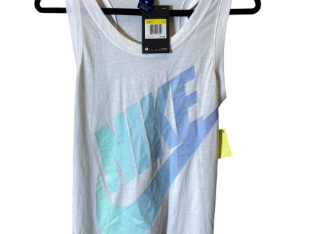 Athletic Tank Top By Nike In White, Size: S Online Sale