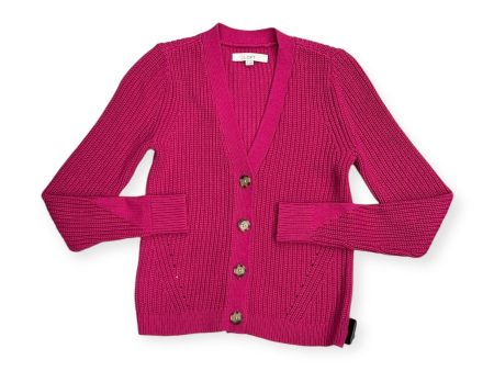 Sweater Cardigan By Loft In Pink, Size: Xs on Sale