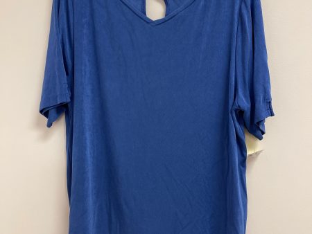 Top Short Sleeve By Chicos In Blue, Size: Xl Hot on Sale