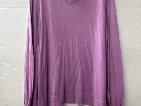 Sweater By Ava & Viv In Purple, Size: 1x Online Hot Sale