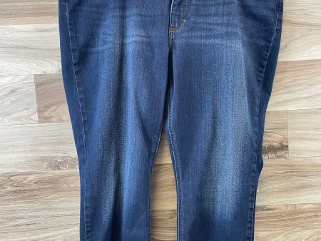 Jeans Straight By Lee In Blue Denim, Size: 20 Online Hot Sale