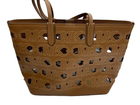 Tote Designer By Michael Kors In Brown, Size:Large Online now