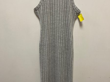 Dress Casual Maxi By Shein In Grey, Size: L Online Hot Sale