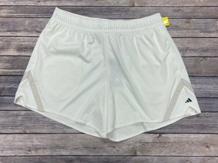 Athletic Shorts By Adidas In Cream, Size: L Cheap