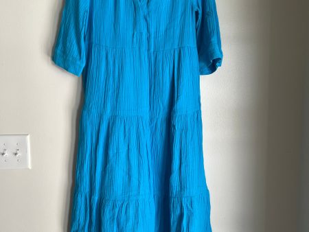 Dress Casual Maxi By Chicos In Turquoise, Size: Xs Online