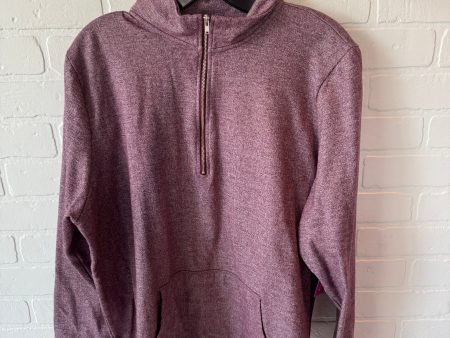 Athletic Top Long Sleeve Collar By Market & Spruce In Red, Size: 1x For Sale