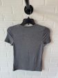 Top Short Sleeve Basic By Express In Grey, Size: Xs Fashion