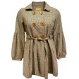 Tweed Coat By Final Touch In Multi-colored, Size: L Fashion