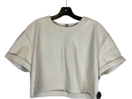 Top Short Sleeve By Buddy Love In Cream, Size: L For Cheap