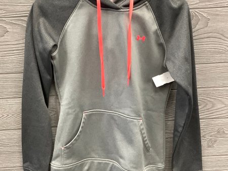 Athletic Sweatshirt Hoodie By Under Armour In Grey, Size: Xs Hot on Sale