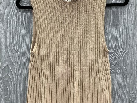 Top Sleeveless By Ann Taylor In Tan, Size: M Online Hot Sale