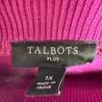 Top Long Sleeve By Talbots In Pink, Size: 1x Online now