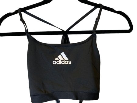 Athletic Bra By Adidas In Black, Size: M For Discount