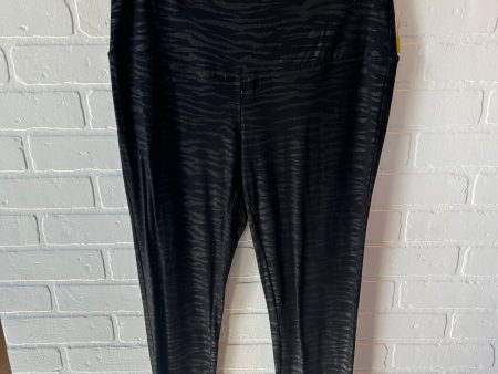 Athletic Leggings By Chicos In Black, Size: 8 Discount