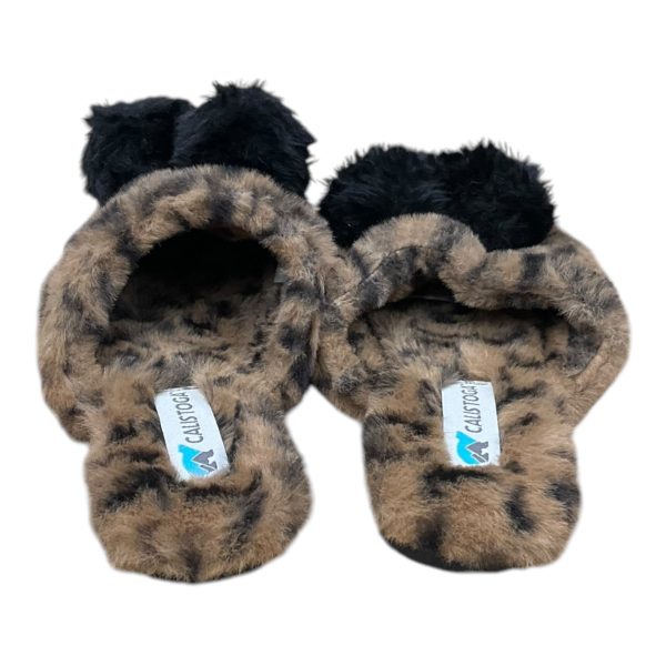 Slippers By Clothes Mentor In Animal Print, Size: 7 Online Sale