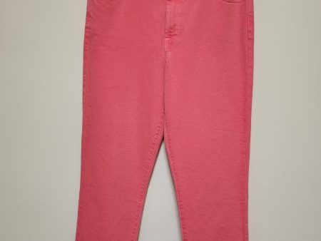 Jeans Straight By J Brand In Pink Denim, Size: 8 For Sale