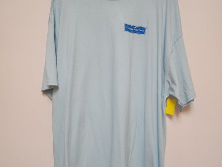 Top Short Sleeve Basic By Simply Southern In Blue, Size: Xxl Online now