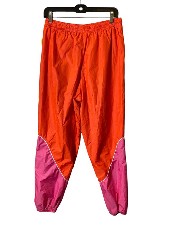 Athletic Pants By Adidas In Orange & Pink, Size: M For Cheap