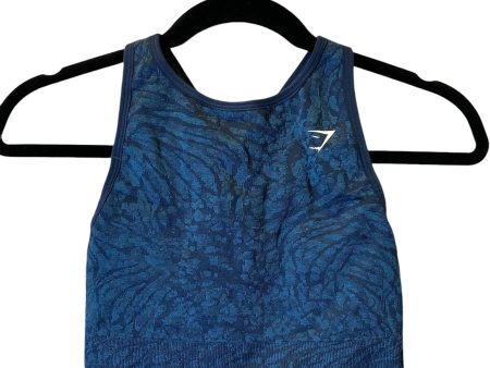 Athletic Bra By Gym Shark In Blue, Size: M For Discount