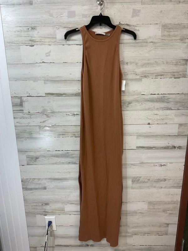 Dress Casual Maxi By Alice + Olivia In Brown, Size: L Hot on Sale