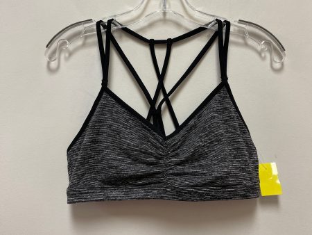 Athletic Bra By Old Navy In Black & Grey, Size: L Sale