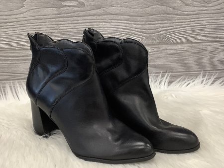 Boots Ankle Heels By Adrienne Vittadini In Black, Size: 9.5 Online