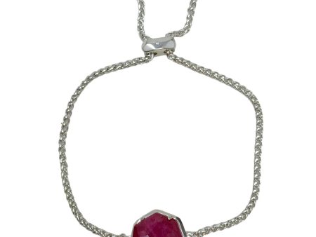 Cynthia Lariat Chain Bracelet With Berry Illusion Crystal By Kendra Scott Fashion